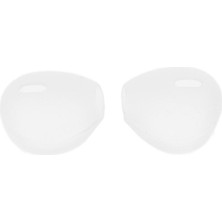 Prettyia 1 Pair Kulak Yumuşak Silikon Kulak Ipuçları Tutucu Kapak Için Earpods Clear (Yurt Dışından)