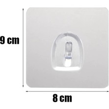 Vodaseal Kendinden Yapışkanlı Kapı Askılığı Duvar Banyo Mutfak Askısı Gri Renk