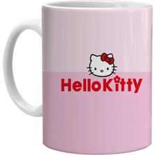 Flipped Hello Kitty Tasarım Kupa Bardak
