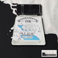 Winsor & Newton Drawing Ink Çizim Mürekkebi 14ml White 702
