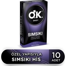 Okey Prezervatif 3'lü Paket Hisset - Rötar - Sımsıkı