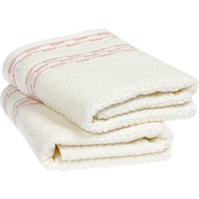 Özdilek Bronie 2'li Havlu 50 x 90 cm Krem-Pudra