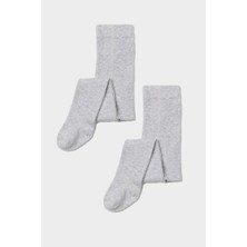 Mem Socks 2'li Desensiz Pamuklu Çocuk Külotlu Çorap