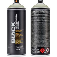 Montana Black : Akrilik Sprey Boya : 400 ml : Hannibal BLK6910