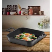 Eda Cookware Kare Döküm Tava 24 cm