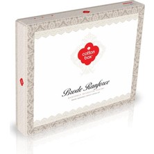 Cotton Box Brode Ranforce Çift Kişilik Nevresim Takımı Hazel Gülkurusu