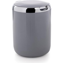 Primanova Pasifik 3lt Gri Çöp Kovası