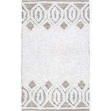 Sherry Tekli Banyo Paspası %100 Pamuk 70x110 Bej