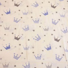 Mavi Kral Tacı Müslin Bez
