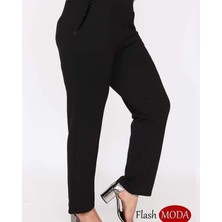 İyisini İstersen Klasik Pantolon Yüksek Kemer Dar Paça Kışlık Çelik Örgü Pantolon