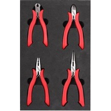 Izeltaş 4 Parça Elektronikçi Keski ve Pense Seti