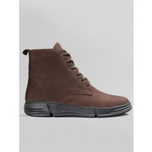 Beety 96.6660 Kadın Fermuarlı Kalın Taban Kışlık Bot Kahverengi