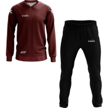 Diadora Nacce 21 - Erkek Bordo Eşofman Takımı - NACCE21