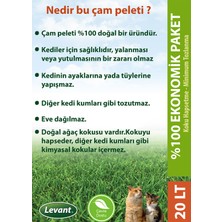 Levant Kedi Kumu Çam Pelet Organik Ağaç Kokulu 15 Lt