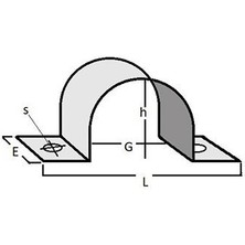 Marinetech 25, 30MM Paslanmaz Boru Kelepçesi Çeşitleri (Yarım Daire)