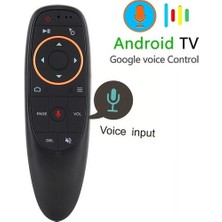 Filonline G10 Akıllı Sesli Uzaktan Kumanda 2.4g USB Alıcılı Mini Kablosuz Akıllı Uzaktan Kumanda Android Tv