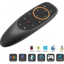 Filonline G10 Akıllı Sesli Uzaktan Kumanda 2.4g USB Alıcılı Mini Kablosuz Akıllı Uzaktan Kumanda Android Tv