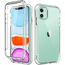 Piyasa Sepeti Apple iPhone 11 Çift Taraflı Silikon Kılıf Şeffaf