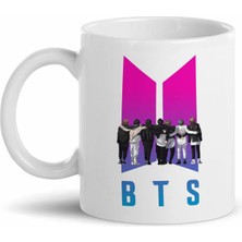 Hediye Center  Bts Tasarımlı Baskılı Kupa Bardak D07