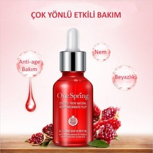 One Spring Nar Özlü Sıkılaştırıcı Aydınlatıcı Anti-Age  Serum 15 ml