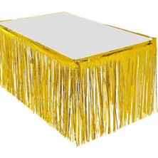 Festivall Funko Saçak   Masa Eteği GOLD(300X70CM)