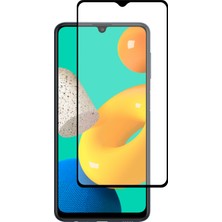 Caseart Samsung Galaxy M32 Tam Kaplayan Temperli Ekran Koruyucu Cam