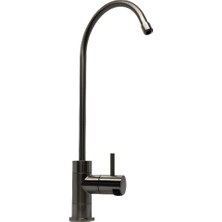 Rainwater Tekli Ledli Mat Gümüş Renk Su Arıtma Musluğu