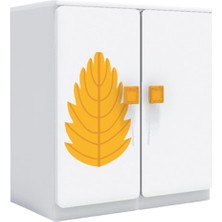 Woody Life 2 Kapaklı Çocuk Odası Anaokulu Kreş Dolap Sonbahar Temalı