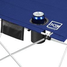 Box&box Bardak Gözlü, Omuz Askılı, Katlanabilir Kamp ve Piknik Masası 73X55X48 cm