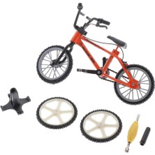 Strade Store Mini Parmak Bmx Çocuklar Çocuk Oyuncak Masası Dekor Yaratıcı Turuncu + Sarı (Yurt Dışından)