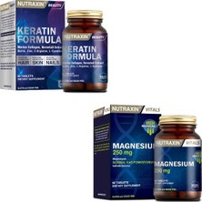 Nutraxin Saç Ve Tırnak Için Keratin Formula+ Yorgunluğun Ve Bitkinliğin Azalması Için Magnezyum