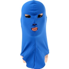 Strade Store Yüzme Tam Yüz Uv Güneş Koruma Dalış Maskesi Baş Boyun Kapak Mavi (Yurt Dışından)