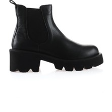 Bueno Shoes Siyah Flotter  Kadın Topuklu Bot