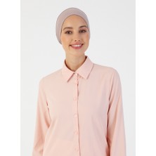 Ecardin Penye Geniş Ebatlı Geçme Bone - Duman Gülü - Ecardin