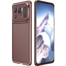 Nettech Xiaomi Mi 11 Pro Uyumlu Auto Focus Deri Silikon Kılıf