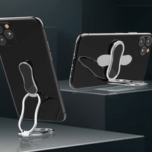 Eternal Telefon Standı Küçük Dayanıklı Katlanabilir Cep Telefonu Metal Parmak Yüzük Tutucu Günlük Yaşam Için (Yurt Dışından)