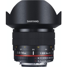 Samyang F2.8 Ae Lens Canon Ef Uyumlu 14 mm