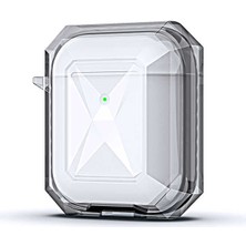 MobaxAksesuar Apple Airpods 1. / 2. Nesil ile uyumlu Kılıf Kristal Şeffaf Sert PC Case 22