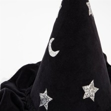 Meri Meri - Pointed Black Hat - Siyah Cadı Şapkası