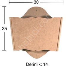 E Hobici Ahşap Kapıcı Kutusu KP-121