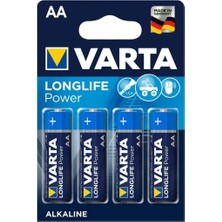 Varta Longlife Power Aa Alkalin Kalem Pil 4’lü