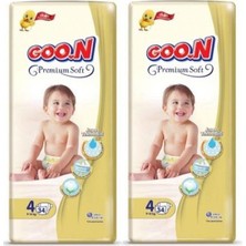 Goo.n Premium Soft Bebek Bezi No 4 9-14 kg 34'lü x 2