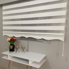 Volper Mekanik Vp 920 Stor Zebra Perde Mikro Plise Beyaz Etek Dilimli 90 x 200 cm