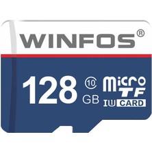 Aoting Winfos Microsd Kart 128 GB Video Sınıf 10 Yüksek Hızlı Bellek Kartı 128 GB 64 GB 32GB Class 10 Sd Kart (Yurt Dışından)