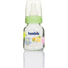 Tombik Cam Biberon 100 ml / Şaşkın Hayvancıklar Serisi Mavi (3 Adet)