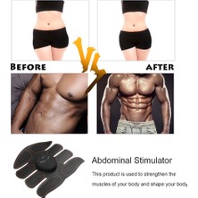 Enjoy Outdoor Elektrikli Ems Kas Stimülatörü Fitness Vücut Toneri Zayıflama Masajı Kablosuz Eğıtmen Karın Abs Stimülatörü (Yurt Dışından)