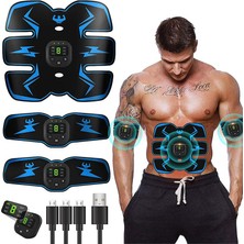 Enjoy Outdoor Karın Kas Stimülatörü Ems Abs Eğıtmen Elektrostimülasyon Kasları Toner Ev Gym Fitness Ekipmanları USB Şarj Dropship (Yurt Dışından)