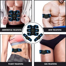 Enjoy Outdoor Karın Kas Stimülatörü Ems Abs Eğıtmen Elektrostimülasyon Kasları Toner Ev Gym Fitness Ekipmanları USB Şarj Dropship (Yurt Dışından)