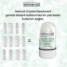 Mineroll Doğal Kristal Tuz Vegan Deodorant 70 G x 2