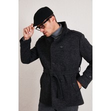 Buratti Slim Fit Cepli Pamuklu Kaşe Kaban Erkek Kaban 5841015